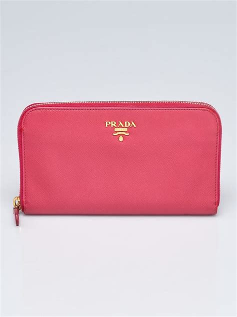 1m0506 prada|Prada Peonia Saffiano Triangle Leather Zip Wallet 1M0506.